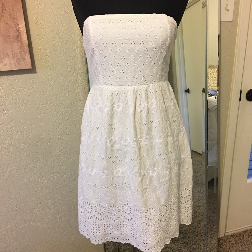 Old Navy white eyelet dress